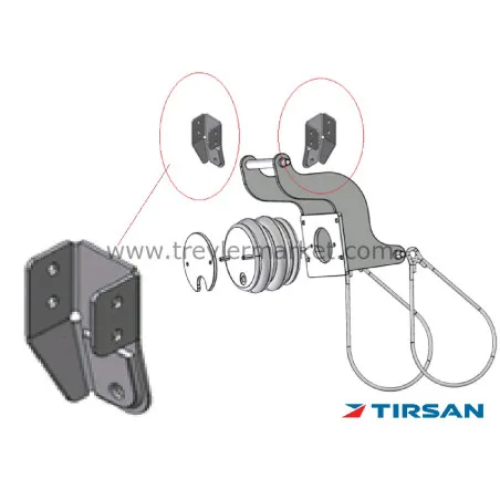 Tırsan Komple Parça Askı Kaldırma Dingil -BK13468