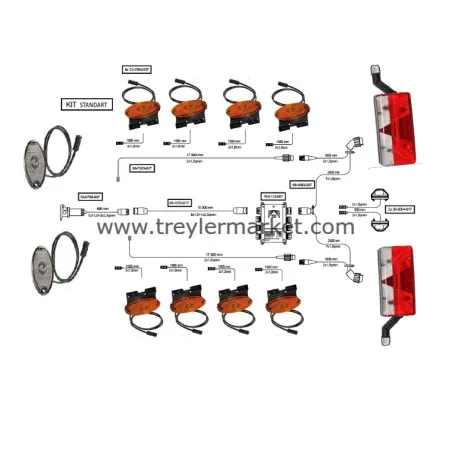 ASPÖCK Treyler Europoint III Boynuz Stoplu  Elektirik Set-ASPÖCK-SET-04