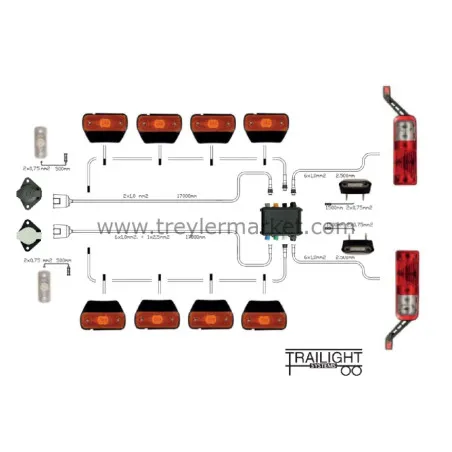 SABA Treyler Elektirik Set 1355  Karia 8518T-8518-K2T13B5P5-F