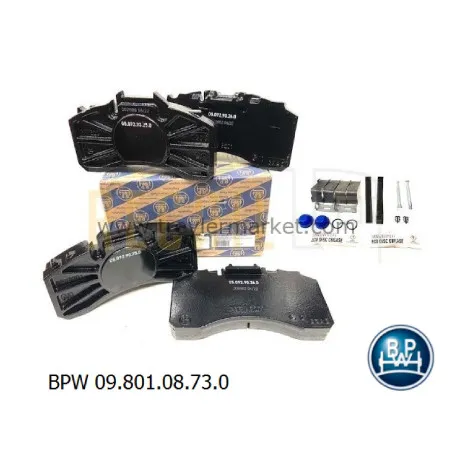 BPW Disk Fren Balatası 29403-29404-BPW.09.801.08.73.0