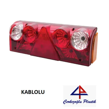 ASPÖCK Tipi Dorse Stop Lambası Sağ Kablolu-JA110-UNVR-250