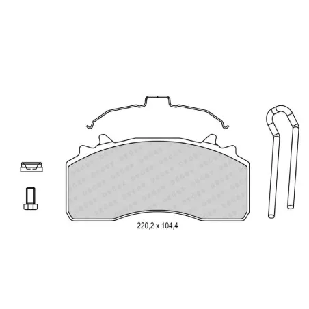 29315 Fren Balatası Mercedes Arocs-29315/YAYLI