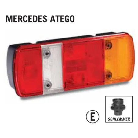 ATEGO Stop Lambası Sağ Soketli  A0025446803-JH250-UNVR-35