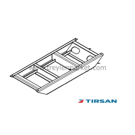 Tırsan Rulo Havuz  Tır Taban Alimunyum Karkas -KG00874