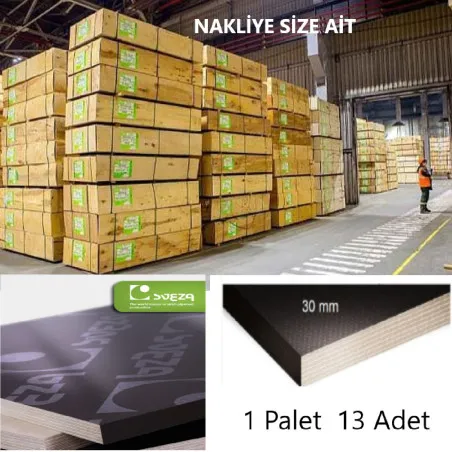 Plywood Tır Taban Tahtası 13 adet 30 x 1250 x 2500 mm- SVEZA-PLW-30-P