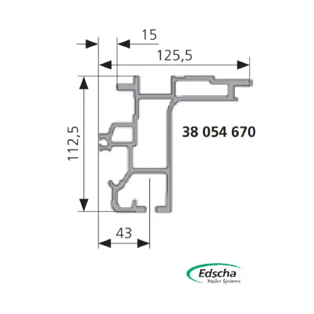 Tırsan Alüminyum Profil (112,5) -CT00617