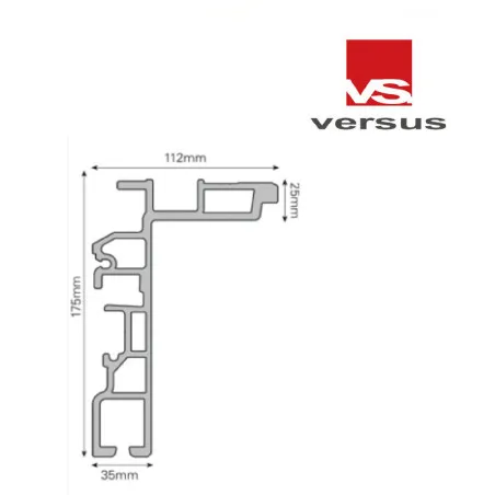 KRONE Aluminyum Çatı Rayı Sol CS Krone 190 L4 Versus -515089083