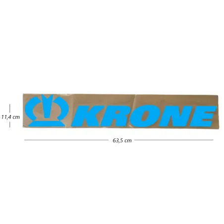 KRONE Tampon Etiket Mavi 3D Kabartmalı -515106918
