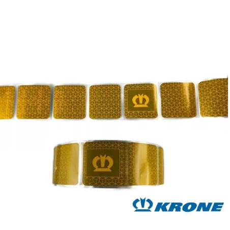 KRONE Şerit Reflektör 1 Metre Logolu Sarı-550015415