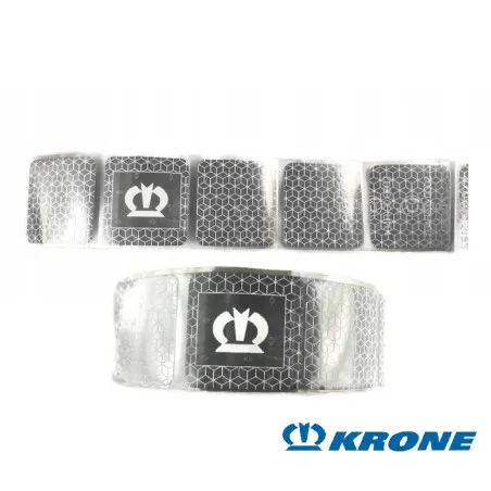 KRONE Şerit Reflektör 1 Metre Logolu Beyaz-550015419