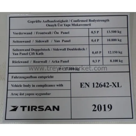 Tırsan Etiket -ET01551