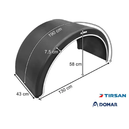 Tırsan Domar Çamurluk Yarım DK1675 -CA00123
