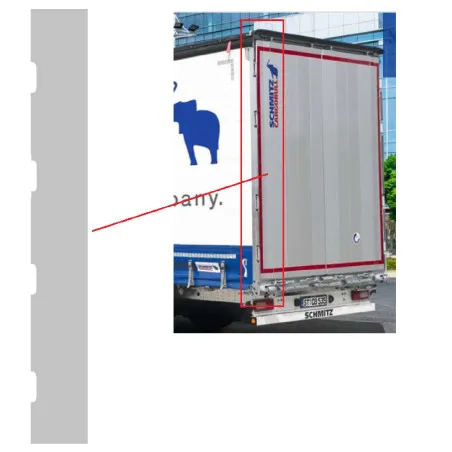 SCHMITZ Eloksallı Arka Kapı Menteşe Sağ-Sol Profil-231819