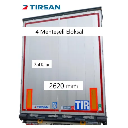 Tırsan Arka Sol Kapı Aluminyum 2620 Eloksal  -AK14491