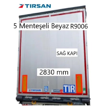 Tırsan Arka Sağ Kapı 5 Menteşeli 2830-RAL 9006 -AK13790