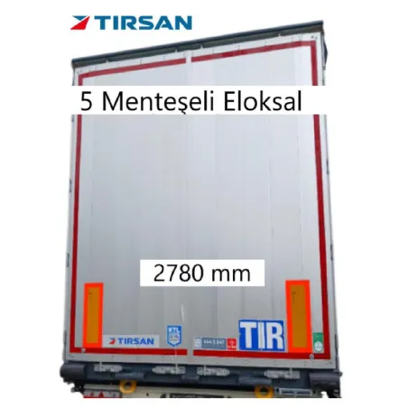 Tırsan Arka Kapı 5 Menteşeli 2780 mm Eloksal -AK04204