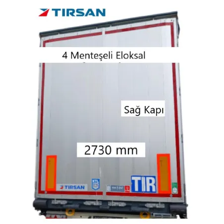 Tırsan Aluminyum Sağ Kapı 2730 Eloksallı  - AK32866