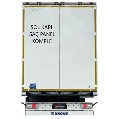 KRONE Dorse Saç Panel Boyalı Arka Kapı Sol Komple -K01