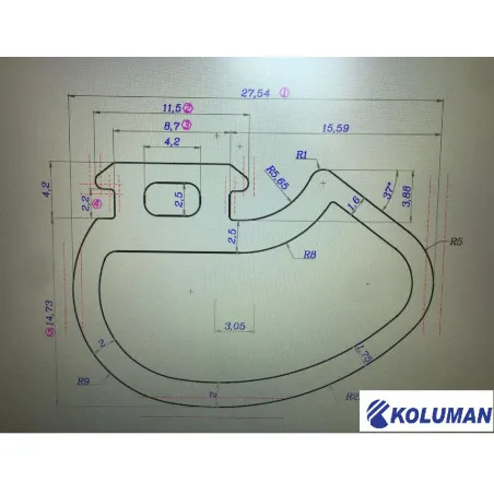 Koluman Dorse Kapı Fitil-KOLUMAN-1011